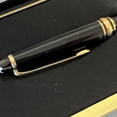 Mont Blanc Meisterstuck Classique Gold Ballpoint Pen