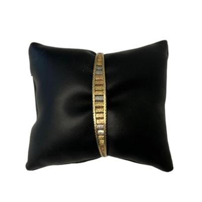 Stamped 14K Gold Tri-Color Bracelet [10.36g]