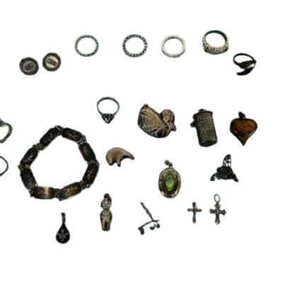 Marked and/or Tested Sterling Silver Assortment [70.56g]