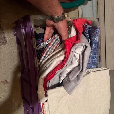 G2- Two totes of fabric