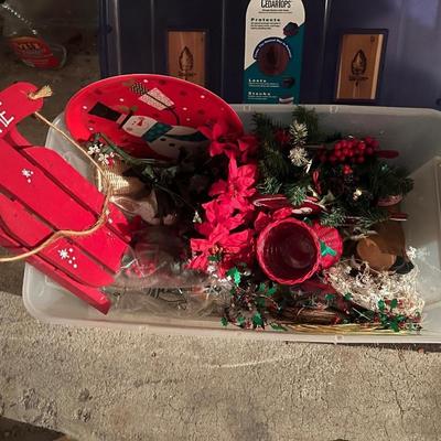 G3- Christmas Lot (decor, trees, afghans)