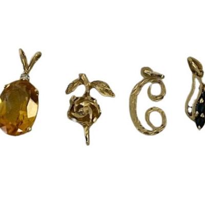 Stamped and/or Tested 14K Gold Charms [4.56g]