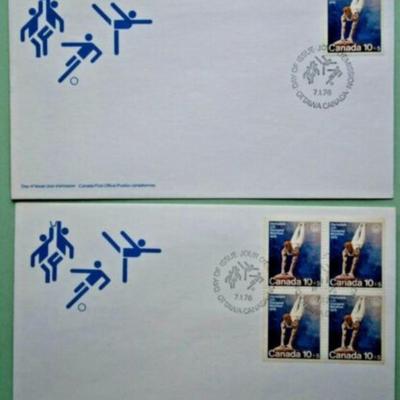(4) Different Ottawa CANADA 1976 Olympics Covers