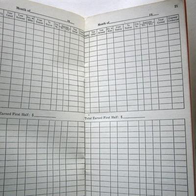 1950 RR Time Recording Book
