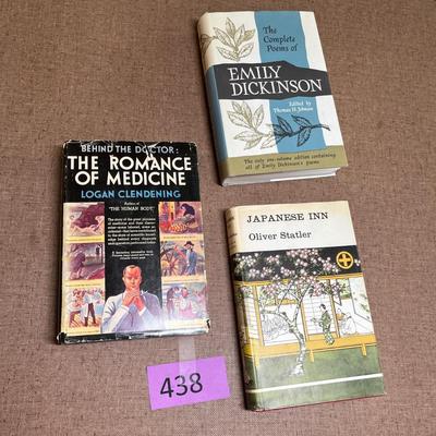 3 hardback books