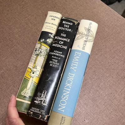 3 hardback books