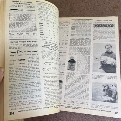 Vintage catalog and dog training book