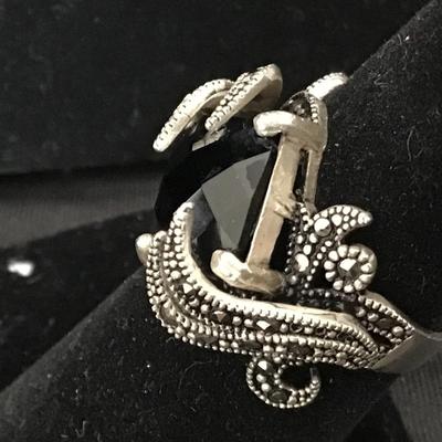 Marcasite 925 Silver Ring
