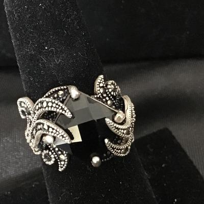Marcasite 925 Silver Ring