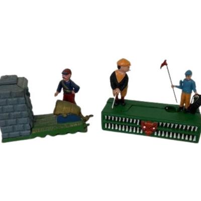 Cast Iron Mechanical Bank Replica Assortment