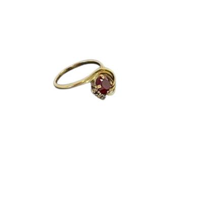 Tested 10K Gold Ruby Ring [2.08g]