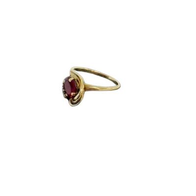 Tested 10K Gold Ruby Ring [2.08g]