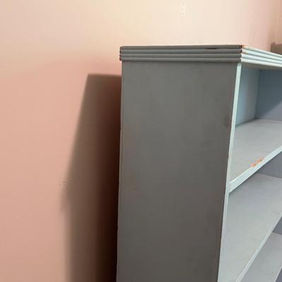 Matching Light Blue Wooden Bookshelves (UB-DZ)
