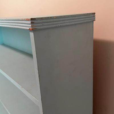 Matching Light Blue Wooden Bookshelves (UB-DZ)