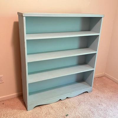 Matching Light Blue Wooden Bookshelves (UB-DZ)