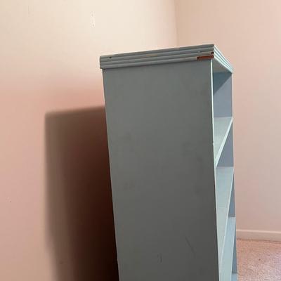 Matching Light Blue Wooden Bookshelves (UB-DZ)