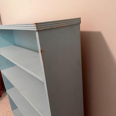 Matching Light Blue Wooden Bookshelves (UB-DZ)