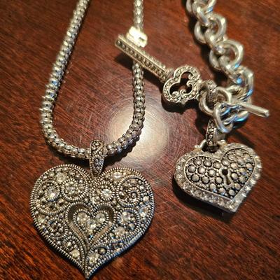 Crystal and Silver Jewelry Set
