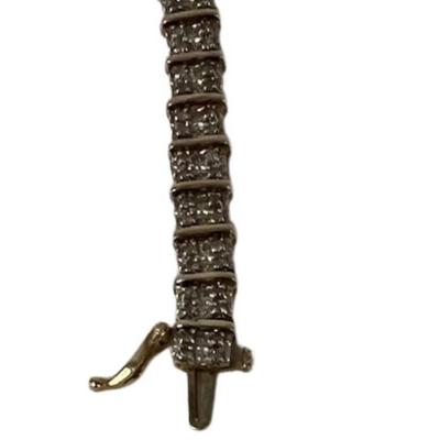 Tested 10K Gold Tennis Bracelet [8.92g]