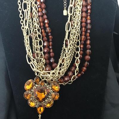 Large Costume Necklace Statement