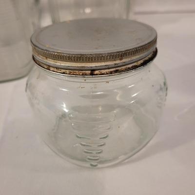 Green and Blue Glass Jars and More (LR-CE)