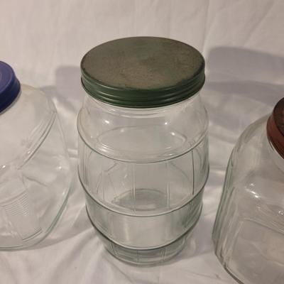 Green and Blue Glass Jars and More (LR-CE)