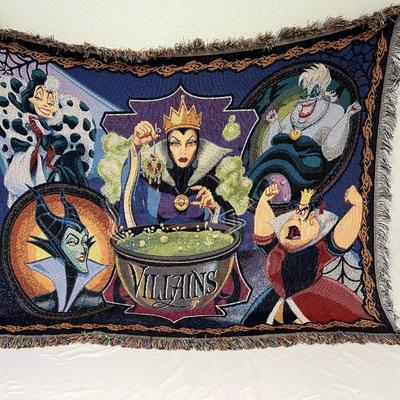 Disney Villains Woven Tapestry Throw