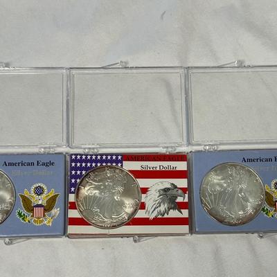 American Eagle One-Ounce Silver Dollars