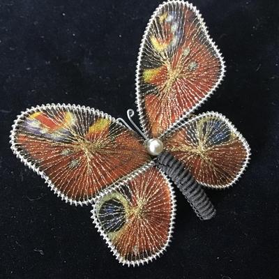 Hand made Vintage Butterfly Brooch