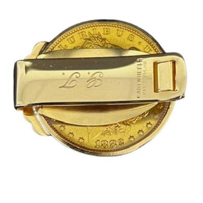 Cartwheel Money Clip with Morgan Dollar