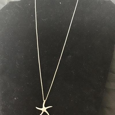 925 Silver Star with Silver Chain