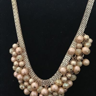 Champagne Pink Necklace