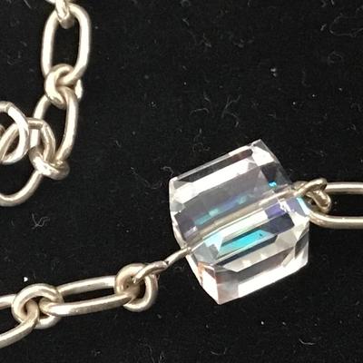 Sterling 925 Chain With Austra Crystal