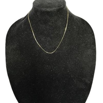 Stamped 14K Gold Herringbone Chain [.81g]