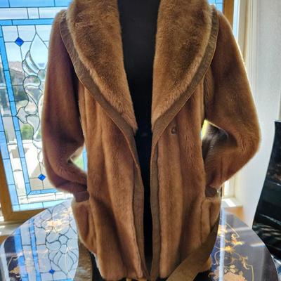Burnt Sugar Faux Fur Weekender Jacket