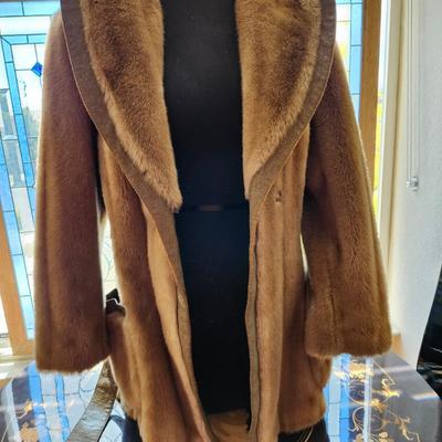 Burnt Sugar Faux Fur Weekender Jacket