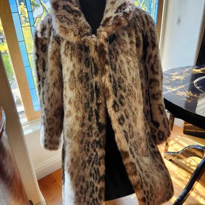 Faux Fur Car Coat