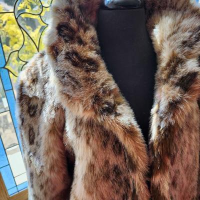 Faux Fur Car Coat