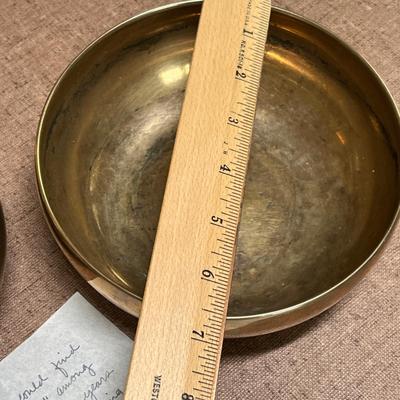 Brass bowls