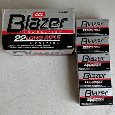 Blazer .22LR Ammunition (NO SHIPPING)