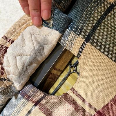 Plaid loveseat sleeper sofa