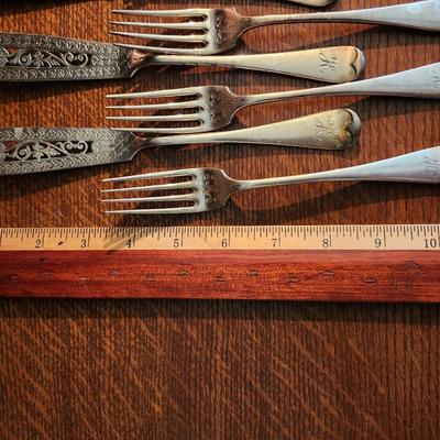 James Dixon & Sons Silverplate Fish fork/Knife