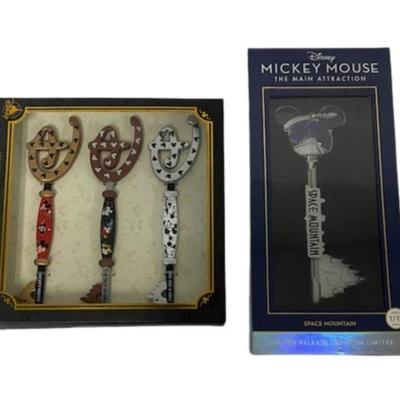 Disney Main Attraction Key & Mickey Through the Years 3-Piece Key Set