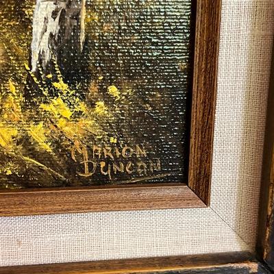 Marion Duncan original oil painting