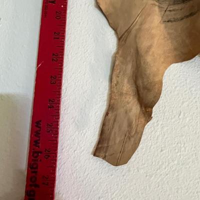 Unusual Leather map