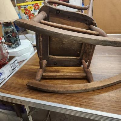 Antique rocking childrens furniture