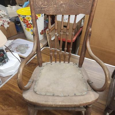 Antique rocking childrens furniture