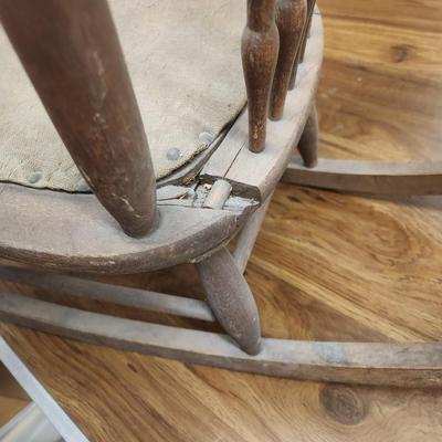 Antique rocking childrens furniture
