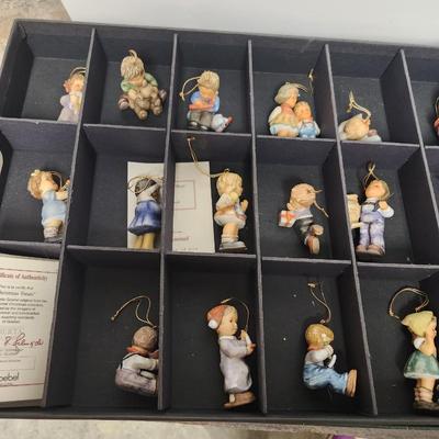Hummel ornaments and box