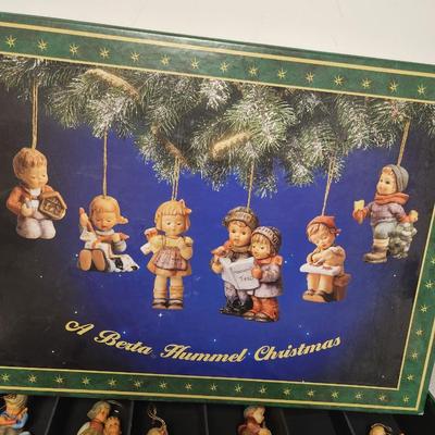 Hummel ornaments and box